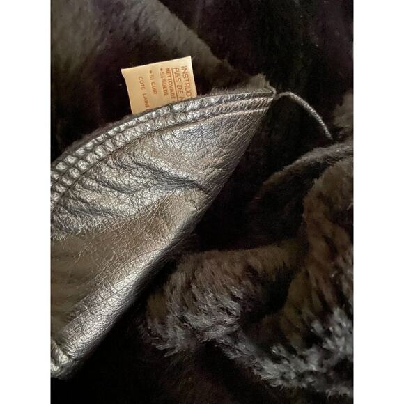 Dominic Bellissimo Beautiful Black 100%  Shearling Ladies Large - Gorgeous - Picture 4 of 4